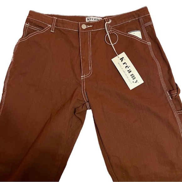 Kreamy Brown Jeans | XL - Picture 2 of 4